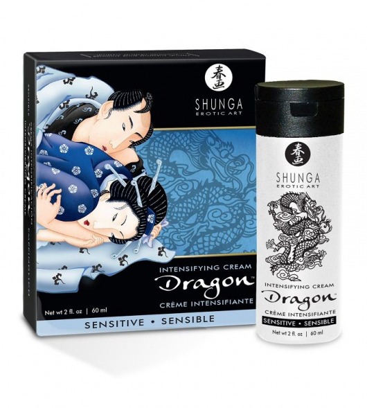 Интимный мужской крем SHUNGA DRAGON SENSITIVE - 60 мл. - Shunga - купить с доставкой в Пушкино