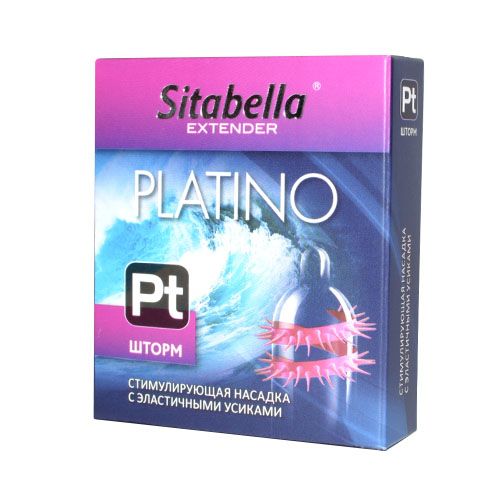 Стимулирующая насадка со спиралью из усиков Platino  Шторм - Sitabella - купить с доставкой в Пушкино