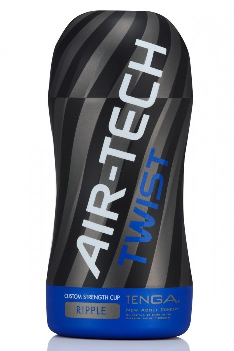 Мастурбатор с регулируемой плотностью обхвата Custom Strength CUP Twist Ripple - Tenga - в Пушкино купить с доставкой