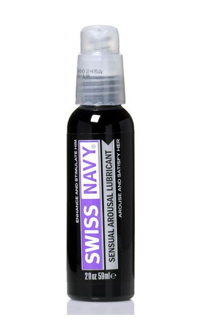 Возбуждающий гель-лубрикант на водной основе Sensual Arousal Lubricant - 59 мл. - Swiss navy - купить с доставкой в Пушкино