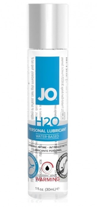 Возбуждающий лубрикант на водной основе JO Personal Lubricant H2O Warming - 30 мл. - System JO - купить с доставкой в Пушкино
