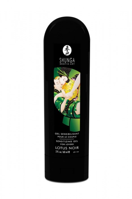 Интимный гель для пар, усиливающий наслаждение, Lotus Noir - 60 мл. - Shunga - купить с доставкой в Пушкино