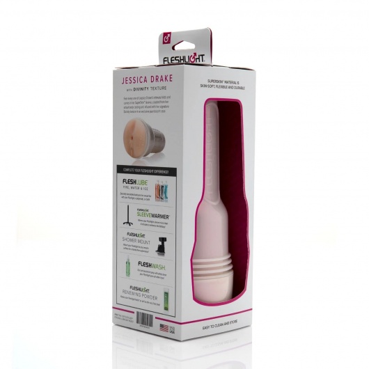 Мастурбатор-вагина Fleshlight Girls - Jessica Drake Heavenly - Fleshlight - в Пушкино купить с доставкой