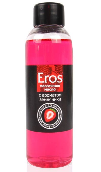 Массажное масло Eros fantasy с ароматом земляники - 75 мл. - Биоритм - купить с доставкой в Пушкино