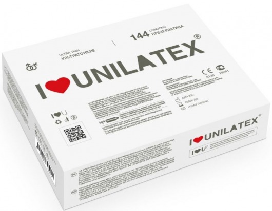 Ультратонкие презервативы Unilatex Ultra Thin - 144 шт. - Unilatex - купить с доставкой в Пушкино