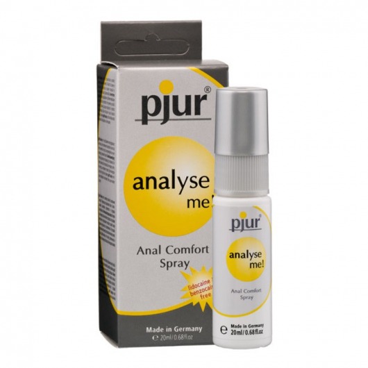 Обезболивающий анальный спрей pjur ANALYSE ME - 20 мл. - Pjur - купить с доставкой в Пушкино
