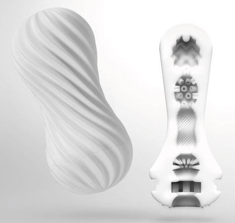 Мастурбатор FLEX Silky White с мягким рельефом - Tenga - в Пушкино купить с доставкой