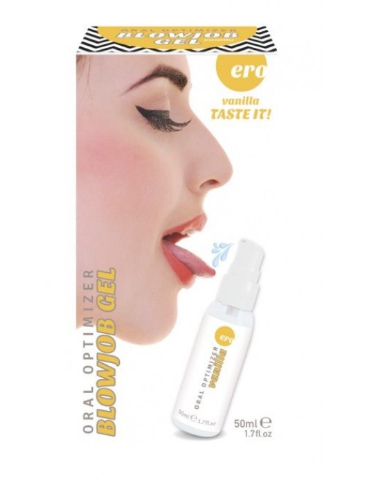Увлажняющий гель для орального секса с ароматом ванили - 50 мл. - Ero - купить с доставкой в Пушкино