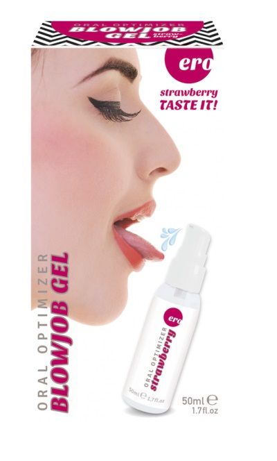 Увлажняющий гель для орального секса с ароматом клубники - 50 мл. - Ero - купить с доставкой в Пушкино