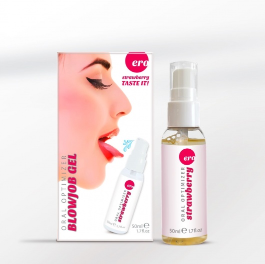 Увлажняющий гель для орального секса с ароматом клубники - 50 мл. - Ero - купить с доставкой в Пушкино