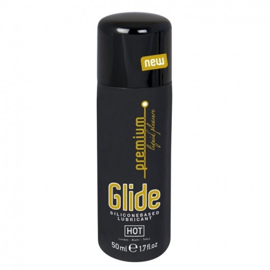 Интимный гель на силиконовой основе Premium Glide - 50 мл. - HOT - купить с доставкой в Пушкино