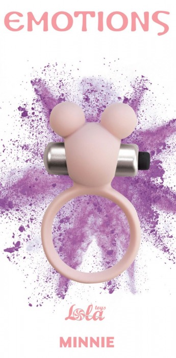 Розовое эрекционное виброколечко Emotions Minnie Light pink - Lola Games - в Пушкино купить с доставкой
