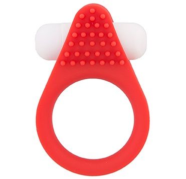 Красное эрекционное кольцо LIT-UP SILICONE STIMU RING 1 RED - Dream Toys - в Пушкино купить с доставкой