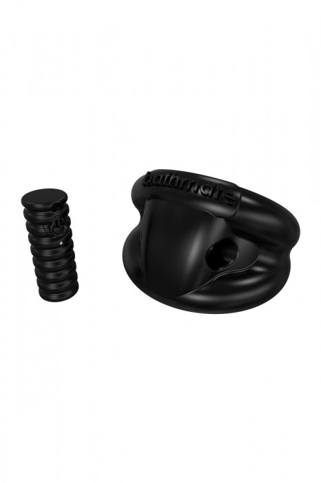 Чёрное эрекционное виброкольцо Strength - Bathmate - в Пушкино купить с доставкой