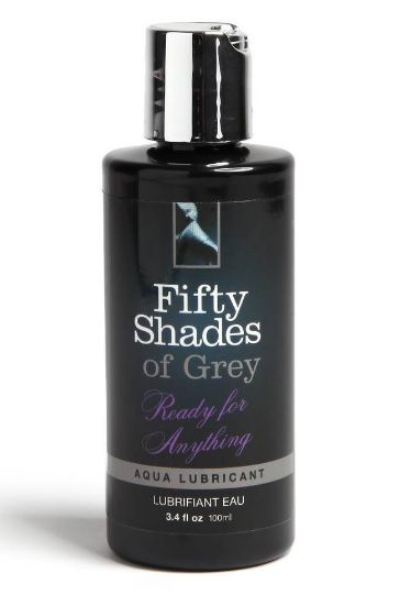 Лубрикант на водной основе Ready for Anything Aqua Lubricant - 100 мл. - Fifty Shades of Grey - купить с доставкой в Пушкино