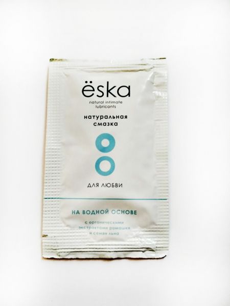 Натуральный лубрикант на водной основе Ёska - 7 мл. - Eska - купить с доставкой в Пушкино
