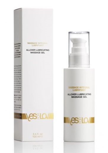 Массажный гель-смазка на силиконовой основе Allover Massage Gel - 100 мл. - YESforLOV - купить с доставкой в Пушкино