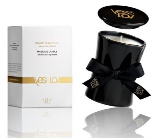 Массажная свеча Titillating Massage Candle - 120 мл. - YESforLOV - купить с доставкой в Пушкино