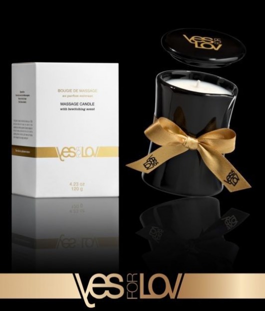Массажная аромасвеча BEWITCHING MASSAGE CANDLE - 120 мл. - YESforLOV - купить с доставкой в Пушкино