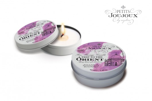 Массажная свеча Petits Joujoux Orient с ароматом граната и белого перца - 33 гр. - MyStim - купить с доставкой в Пушкино