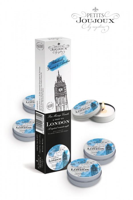 Набор из 5 свечей Petits Joujoux London с ароматом ревеня, амбры и чёрной смородины - MyStim - купить с доставкой в Пушкино