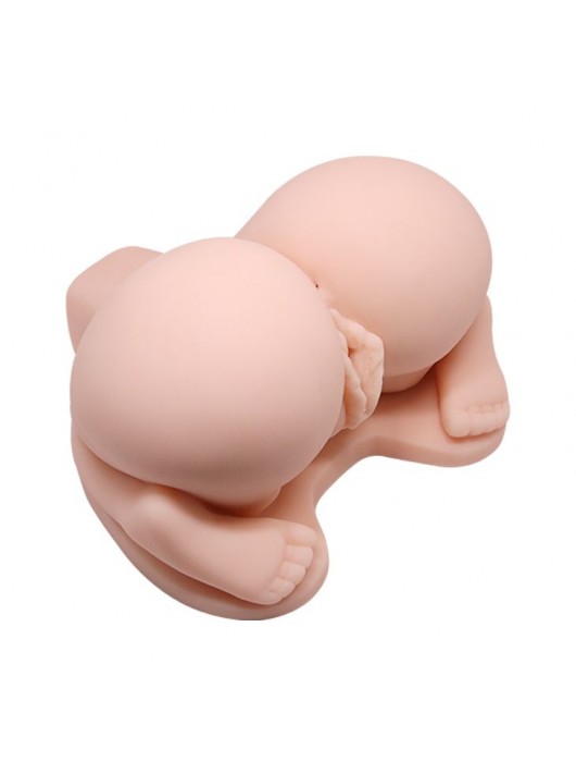 Реалистичная попка с 2 любовными тоннелями и вибрацией - Baile - в Пушкино купить с доставкой