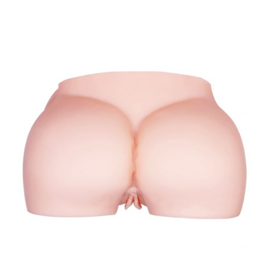 Телесный мастурбатор с двумя любовными тоннелями и вибрацией - Baile - в Пушкино купить с доставкой