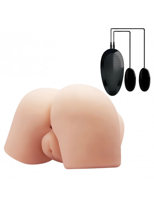 Вагина и попка с вибрацией CRAZY BULL - Baile - в Пушкино купить с доставкой