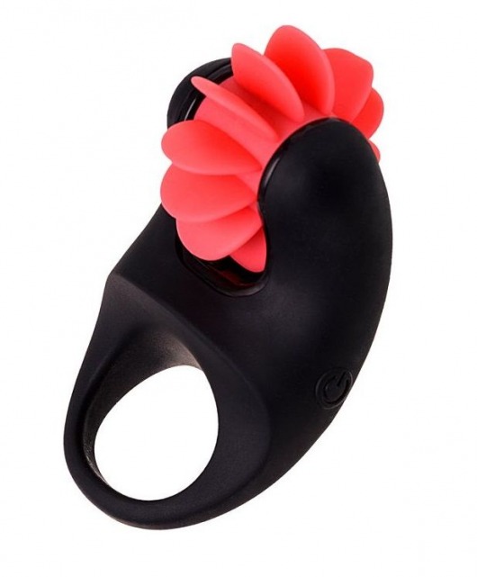 Чёрно-красное эрекционное виброкольцо Erotist - Erotist Adult Toys - в Пушкино купить с доставкой