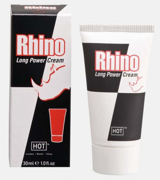 Крем-пролонгатор для мужчин Rhino - 30 мл. - HOT - купить с доставкой в Пушкино