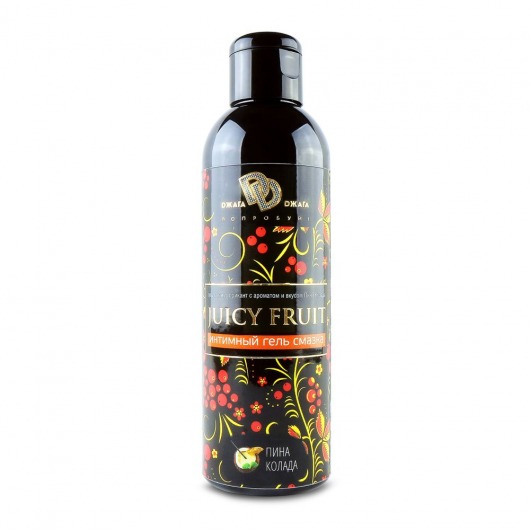 Интимный гель на водной основе JUICY FRUIT с ароматом пина колада - 200 мл. - БиоМед - купить с доставкой в Пушкино