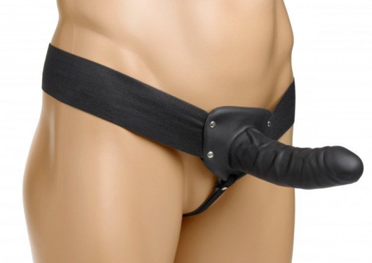 Полый страпон Erection Assist - 15,2 см. - XR Brands - купить с доставкой в Пушкино