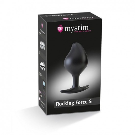 Анальная пробка Rocking Force S для электростимуляции - 9,5 см. - MyStim - купить с доставкой в Пушкино