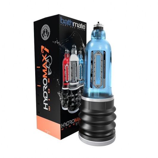 Синяя гидропомпа HydroMAX7 Wide Boy - Bathmate - в Пушкино купить с доставкой