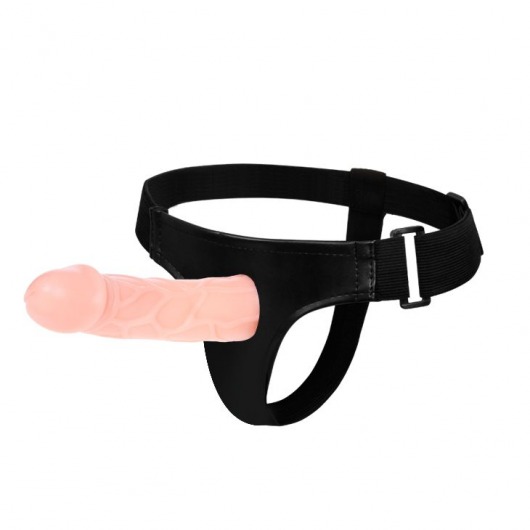 Телесный фаллоимитатор на трусиках Jessica Strap-On - 15,5 см. - Baile - купить с доставкой в Пушкино