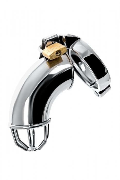 Серебристый мужской пояс верности TOYFA Metal - ToyFa - купить с доставкой в Пушкино