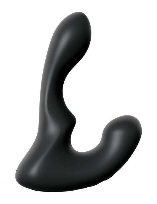 Черный анальный вибростимулятор P-Spot Milker - 14 см. - Pipedream - в Пушкино купить с доставкой