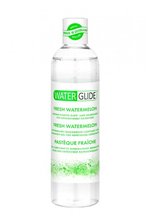 Лубрикант на водной основе с ароматом арбуза WATERGLIDE FRESH WATERMELON - 300 мл. - Waterglide - купить с доставкой в Пушкино