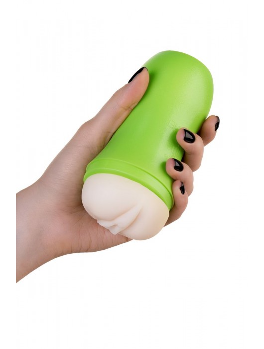 Мастурбатор-вагина A-Toys в зеленой колбе - A-toys - в Пушкино купить с доставкой