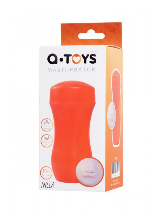 Мастурбатор-ротик A-Toys в оранжевой колбе - A-toys - в Пушкино купить с доставкой