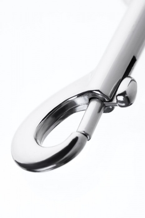 Серебристый двухсторонний карабин TOYFA Metal - ToyFa - купить с доставкой в Пушкино