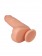 Реалистичный фаллоимитатор телесного цвета с мошонкой на присоске - Erowoman-Eroman