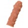 Телесная реалистичная насадка KOKOS Extreme Sleeve 11 с дополнительной стимуляцией - 12,7 см. - KOKOS - в Пушкино купить с доставкой