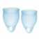 Набор голубых менструальных чаш Feel confident Menstrual Cup - Satisfyer - купить с доставкой в Пушкино