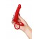 Красная насадка на пенис для двойного проникновения - 19 см. - ToyFa - купить с доставкой в Пушкино