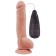 Телесный вибратор с мошонкой на присоске Extra Fun Vibrating Dildo - 23,5 см. - Chisa купить в Пушкино с доставкой в Orgasmix.ru Телесный вибратор с мошонкой на присоске Extra Fun Vibrating Dildo - 23,5 см. - Chisa