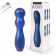 Синий фигурный вибромассажер с шаровидной головкой - 14 см. - DAISY купить в Пушкино с доставкой в Orgasmix.ru Синий фигурный вибромассажер с шаровидной головкой - 14 см. - DAISY