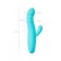 Голубой вибратор-ротатор с клиторальной стимуляцией Merry-Swi - 20,7 см. - JOS купить в Пушкино с доставкой в Orgasmix.ru Голубой вибратор-ротатор с клиторальной стимуляцией Merry-Swi - 20,7 см. - JOS