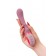Розовый вибратор для G-стимуляции Rose - 19 см. - ToyFa