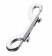 Серебристый двухсторонний карабин TOYFA Metal - ToyFa - купить с доставкой в Пушкино Серебристый двухсторонний карабин TOYFA Metal - ToyFa - купить с доставкой в Пушкино